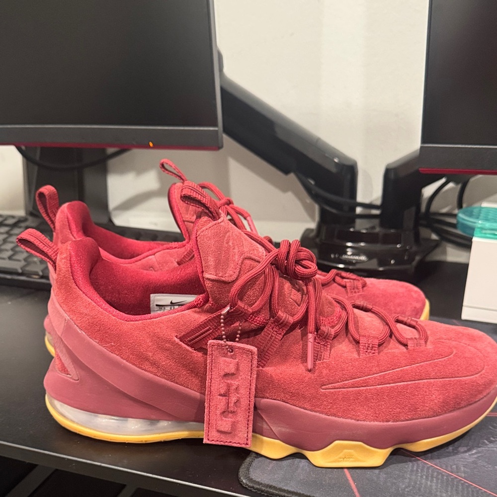 Nike Red and Yellow Sneakers